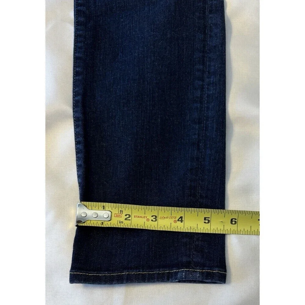 KATE SPADE Broome Street Play Hooky Straight Slim Denim Jeans 27x30 Dark Rinse